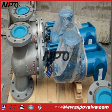 Cast Steel Flanged Gate Valve with Electric Actuator